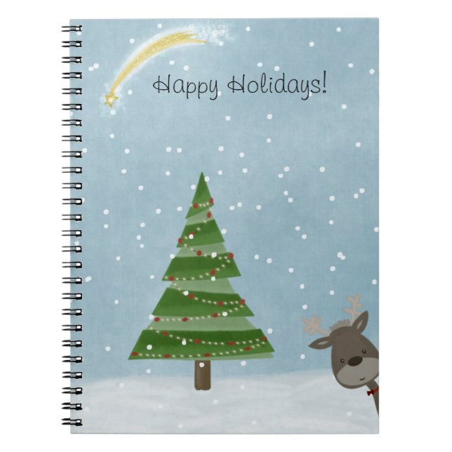 Christmas theme notebook (Front)