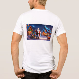 christmas theme Tri-Blend shirt