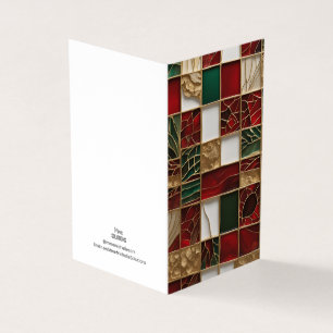 Christmas Theme Vitrail Mosaic broken glass