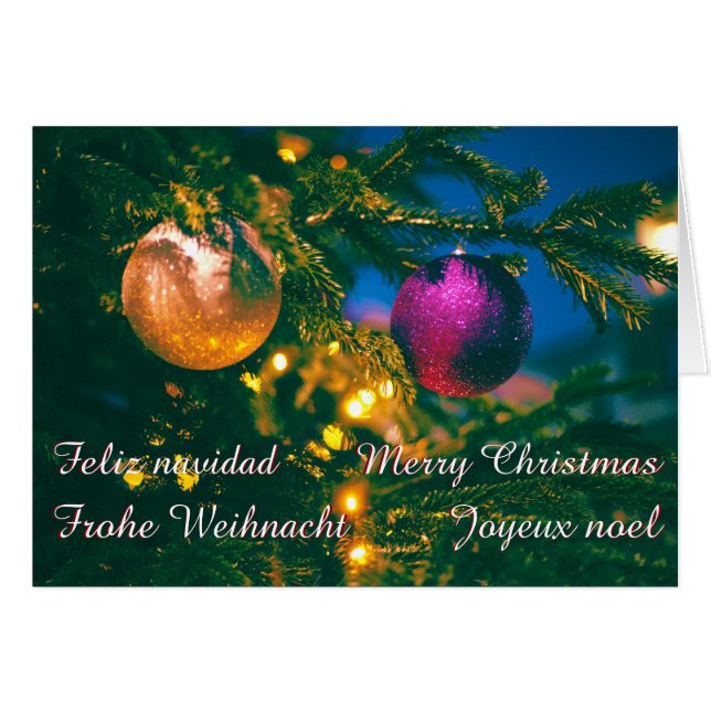 Christmas theme with 2 Christmas ball... (Front Horizontal)