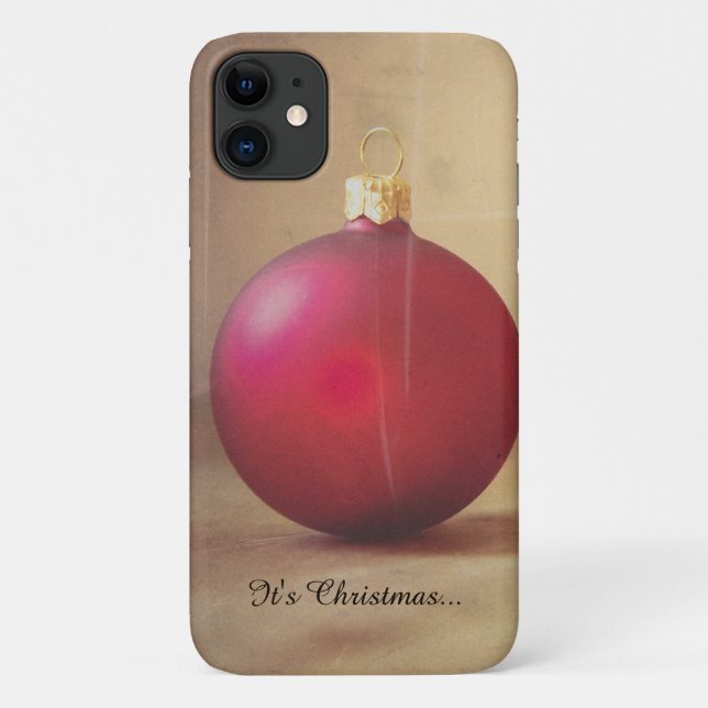 Christmas theme with Christmas ball Case-Mate iPhone Case (Back)