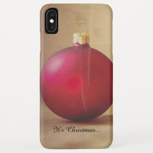 Christmas theme with Christmas ball iPhone XS Max Case