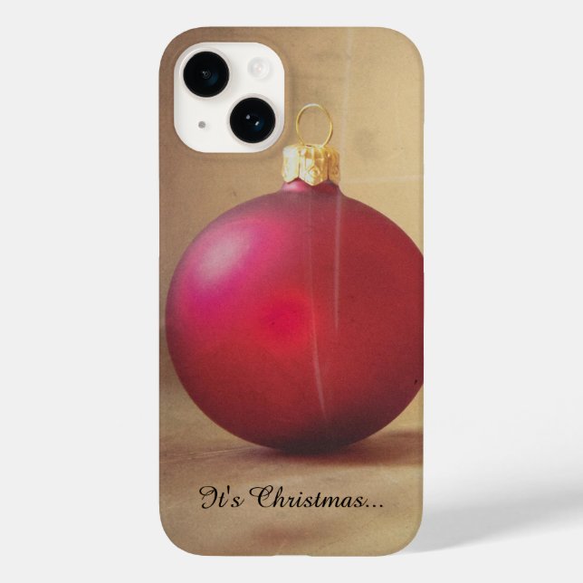 Christmas theme with Christmas ball Case-Mate iPhone Case (Back)