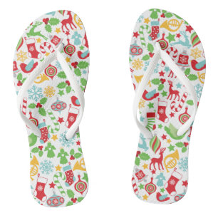 Christmas Themed Flip Flops