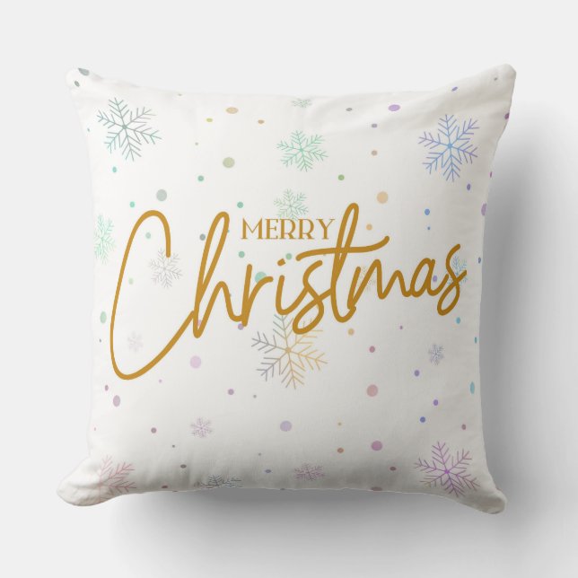 Christmas Themed Square Cushion (Front)