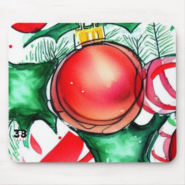 Christmas Things Mouse Pad (Front)