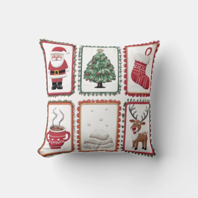 CHRISTMAS THINGS THROW PILLOW (Front)