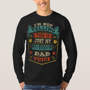 Christmas This Is My Labradoodle Dog Dad Daddy Fat T-Shirt