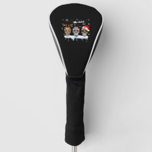 Christmas Three Mexican Flower Sugar Skull In Golf Head Cover