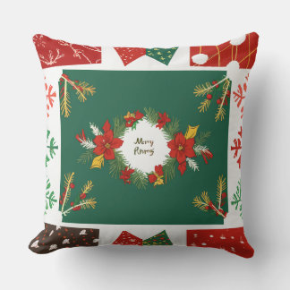 christmas throw pillow