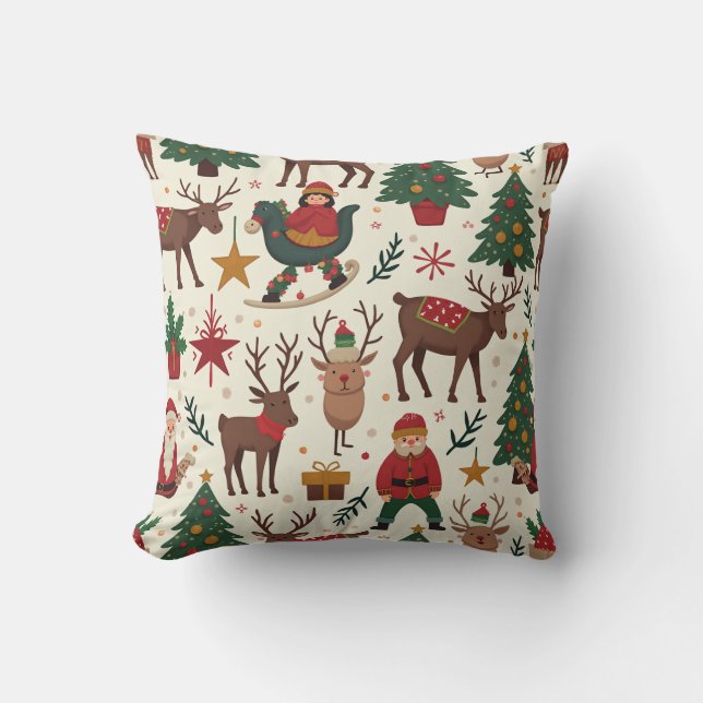 Christmas  throw pillow (Front)