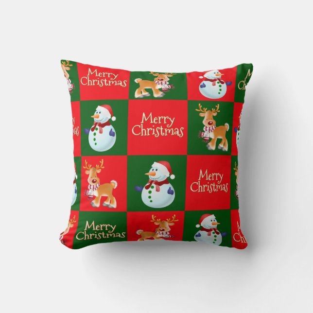 Christmas  throw pillow (Front)