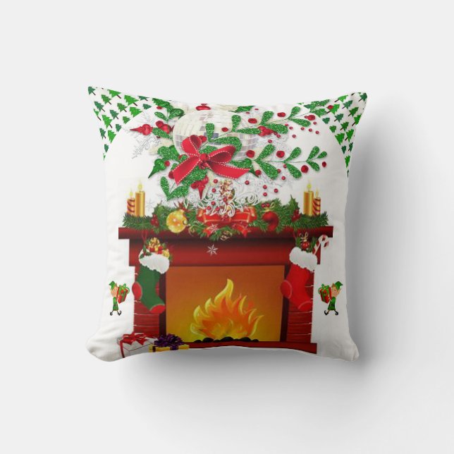 Christmas Throw Pillow (Front)