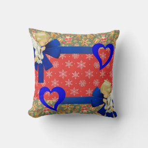 Christmas Throw Pillow, Angel Pillow