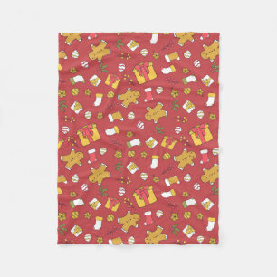 christmas throw pillow fleece blanket