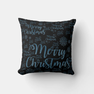 Christmas Throw Pillow, Merry Christmas Throw Pillow
