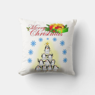 Christmas Throw Pillow, Merry Christmas Throw Pillow