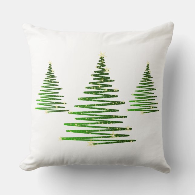 Christmas Throw Pillow-Oh Christmas Tree Pillow (Front)