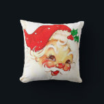 Christmas Throw Pillow Santa<br><div class="desc">Christmas Throw Pillow Something for everyone offers customized personalized items especially for you designed to enhance the beauty of your home or a loved one. This uniquely designed Christmas circle ornament will impress your friends and family. People enjoy drinking their favourite hot chocolate or coffee in this unique Christmas mug....</div>
