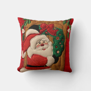 Christmas Throw Pillow/Santa Pillow