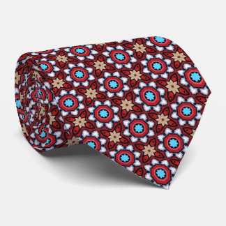 Christmas Throwing Stars Neck Tie