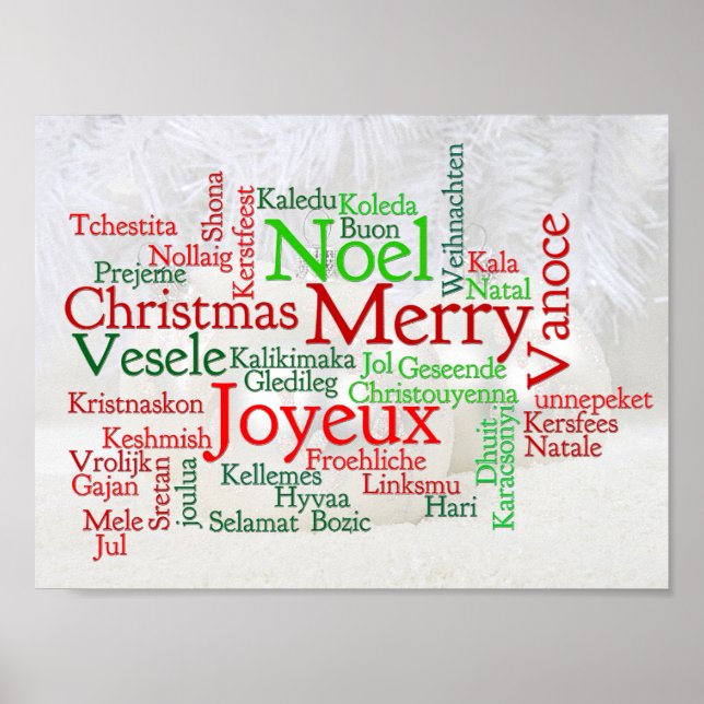 Christmas Tidings Around The World Poster (Front)