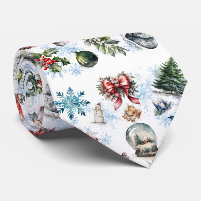 Christmas Tie (Rolled)