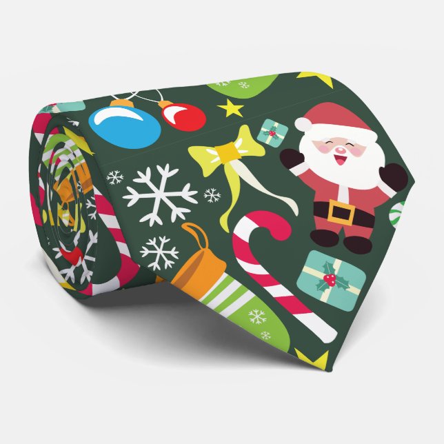 Christmas Tie (Rolled)