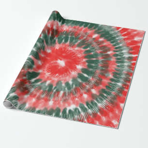Christmas Tie Dye Decoration Xmas Gift Pattern Wrapping Paper