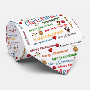 Christmas Tie, Merry Christmas Tie