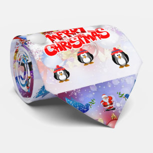 Christmas Tie, Penguin Tie