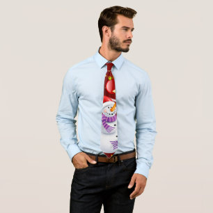 Christmas Tie, Snowman Tie