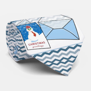 Christmas Tie, Snowman Tie