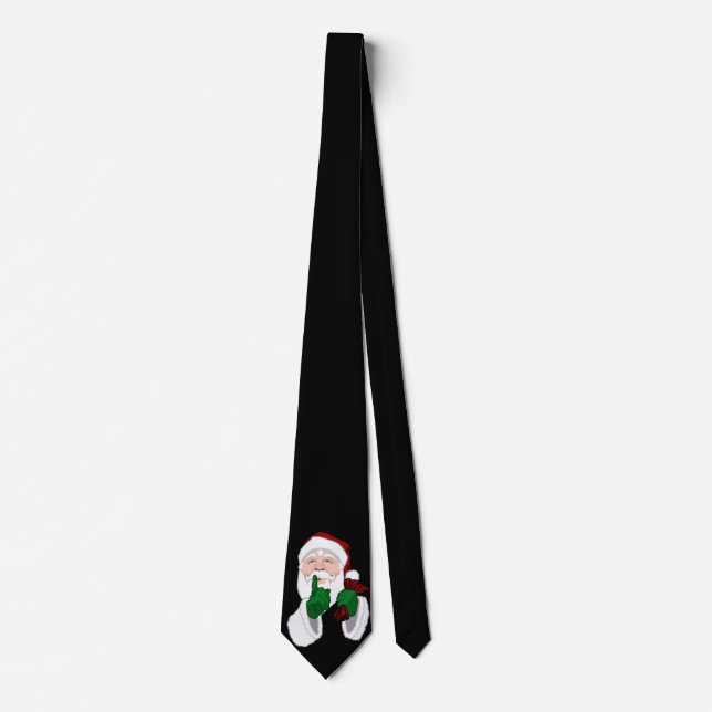 Christmas Ties Cute Santa Clause Necktie Customize (Front)