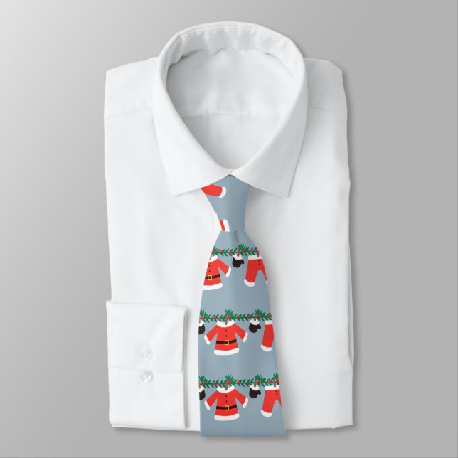 Christmas ties, Santa outfit  design  Tie (Tied)