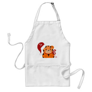 Christmas Tiger Standard Apron