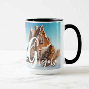 Christmas Time Alphabet Customizable Mug