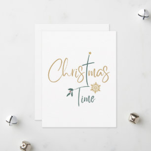 Christmas time beautiful design - Customised Card