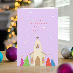 Christmas Time Church Christmas Card