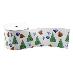 Christmas Time Grosgrain Ribbon