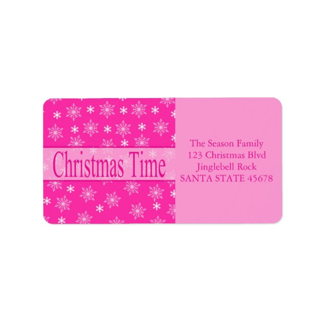 Christmas Time label (Front)
