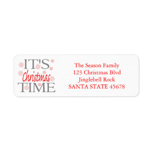 Christmas Time label