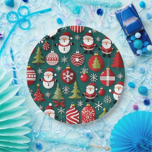 Christmas Time Paper Plate (Party)