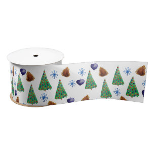 Christmas Time Satin Ribbon