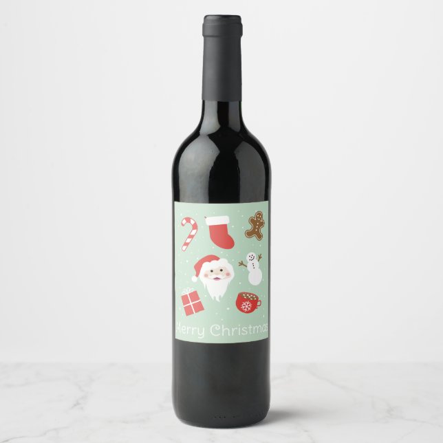 Christmas Time   Wine Label (Front)