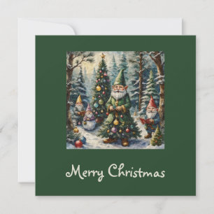 Christmas Time with the Garden Gnomes 1 Card