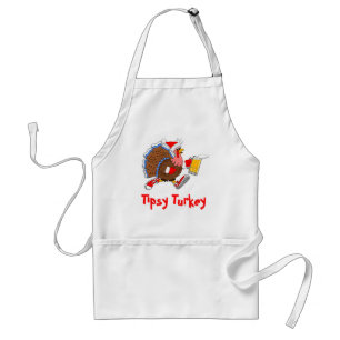 Christmas Tipsy Turkey (Beer) Standard Apron