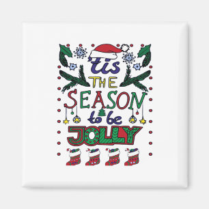 Christmas Tis The Season Magnet
