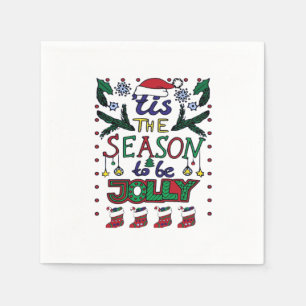 Christmas Tis The Season Napkin
