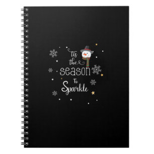 Christmas Tis The Season To Sparkle Notebook